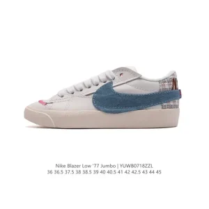 Nike Blazer Low '77 Jumbo Vintage Sneakers with Wide Laces