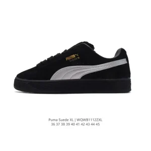PUMA Suede XL Low Top Retro Casual Sneakers White Thick Sole