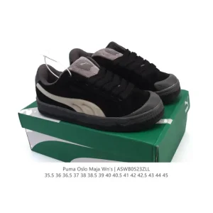 Puma Suede XL Crush Unisex Sneakers Black Shadow Gray