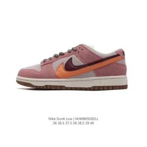 Nike Dunk Low Se 85 Double Swoosh Women's Skateboarding Shoes Vintage Style