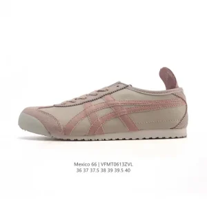 ASICS Onitsuka Tiger Mexico 66 Classic Vintage Leather Sneakers