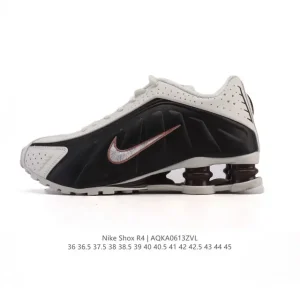 Nike Shox R4 Metallic Cushioning Running Shoes