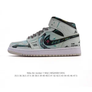 Nike Air Jordan 1 Mid Men's Women's Basketball Shoes