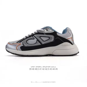 Dior D-Connect Men's Chunky Sole Sneakers with Transparent Rubber Inserts