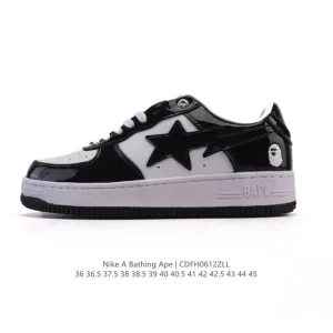 Bape x Nike Air Force 1 Sta Low Camo Sneakers