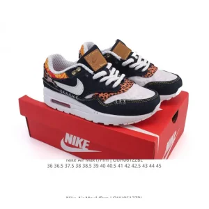 Nike Air Max 1 Prm Men's Women's Vintage Running Shoes with Air Cushion