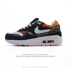 Nike Air Max 1 Prm Men's and Women's Running Shoes Vintage Cushioning