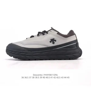 Descente Chron Retro Leather Outdoor Hiking Shoes for Men and Women