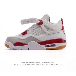 Jordan Air 4 Retro OG Black Cement Men's Basketball Shoes