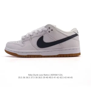 Nike SB Dunk Low Pro Skateboarding Shoes Vintage Leather