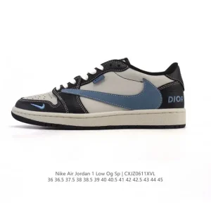 Nike Air Jordan 1 Low OG SP Military Blue Reverse Swoosh