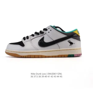 Nike SB Dunk Low Pro Skateboarding Shoes Vintage Leather