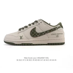 Nike SB Dunk Low Pro Louis Vuitton Collaboration Vintage Skate Shoes