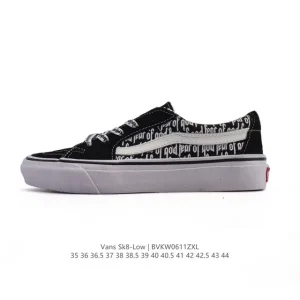 Vans Sk8-Low Classic Low-Top Canvas Skate Shoes