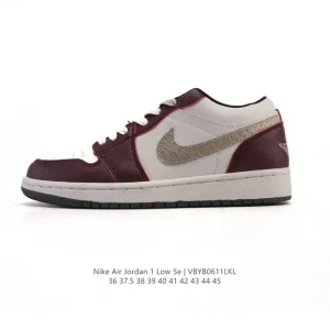 Jordan Air 1 Low Retro Classic Leather Basketball Shoes