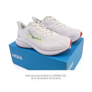 Hoka Mach 6 Lightweight Cushioned Running Shoe for Daily Training
