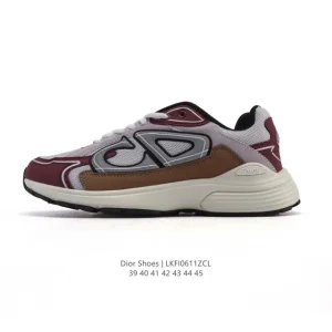Dior D-Connect Men's Chloroprene Rubber Sneakers with Transparent Rubber Inserts