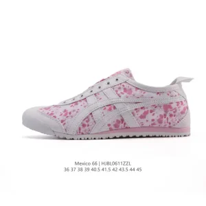 ASICS Onitsuka Tiger Mexico 66 Slip On Vintage Comfortable Breathable Canvas Shoes