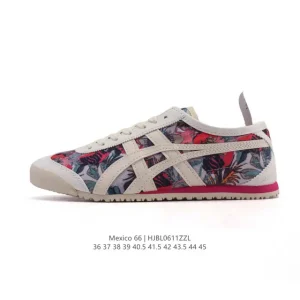 ASICS Onitsuka Tiger Mexico 66 Slip On Vintage Canvas Shoes for Men and Women