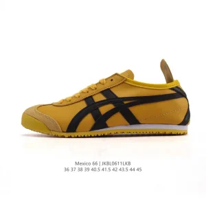 ASICS Onitsuka Tiger Mexico 66 Classic Leather Vintage Sneakers