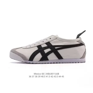 ASICS Onitsuka Tiger Mexico 66 Classic Leather Retro Sneakers for Women