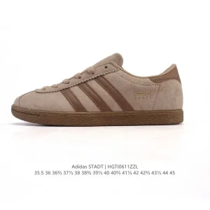 Adidas Stadt Retro Pink Suede Sneakers for Men and Women