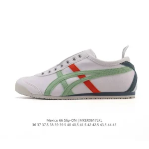 ASICS Onitsuka Tiger Mexico 66 Slip On Vintage Canvas Shoes