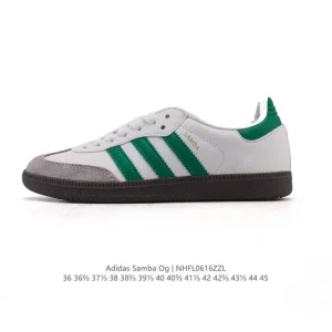 Adidas Originals Samba OG Shoes Classic White Leather Sneakers