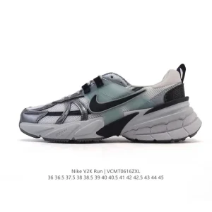 Nike V2K Run Retro Running Shoes with TPU Stability and Dual MD Foam