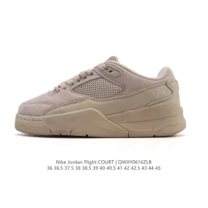 Nike Jordan Flight Court Fashion Casual Low-Top Sneakers Retro Basketball Shoes