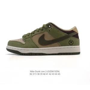 Nike SB Dunk Low Pro Vintage Leather Skateboarding Shoes for Men and Women