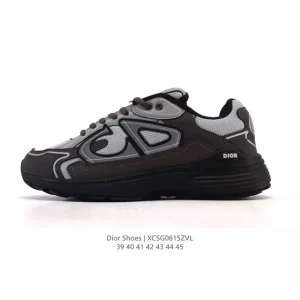 Dior D-Connect Men's Chloroprene Rubber Sneakers Thick Sole Dad Shoes