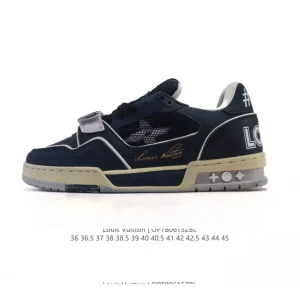 Louis Vuitton x Nike SB Dunk Low Pro Vintage Skateboarding Sneakers