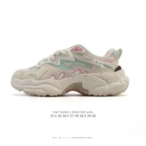 FILA Fusion Chunky Sole Women's Sneakers White Fashion Streetwear
