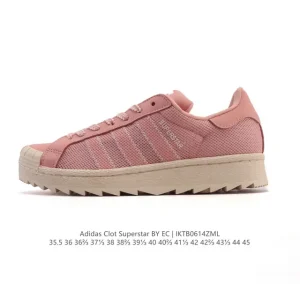 Adidas X Clot Superstar Shark Teeth Skull Low Top Sneakers