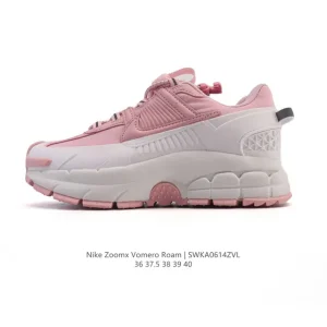 Nike Zoom Vomero Roam Vintage Running Shoes with Thick Sole and Eco Materials