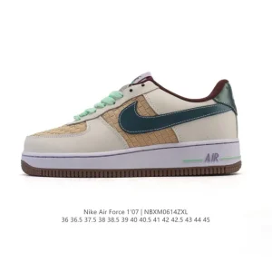 Nike Air Force 1 2025 Low White Casual Sneakers with Air Cushioning