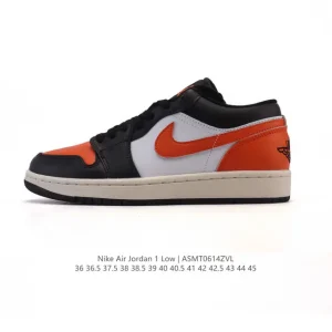 Jordan AJ1 Low Retro Basketball Shoes with Air Cushioning