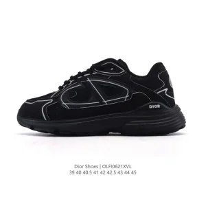 Dior D-Connect Chloroprene Rubber Sneakers with Star Sole