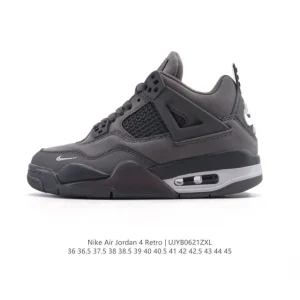 Jordan Air 4 Retro OG Black Cement Men's Basketball Shoes