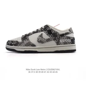 Nike Dunk Low Retro Vintage Basketball Sneakers for Men and Women