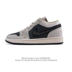Jordan AJ1 Low Retro Classic Leather Basketball Shoes