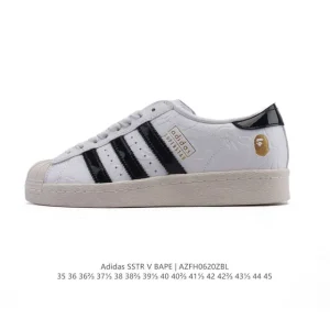 Adidas x Bape Sstr V Snake Year Collaboration Sneakers