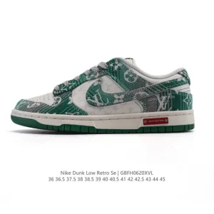 Louis Vuitton x Nike SB Dunk Low Pro Skateboarding Shoes