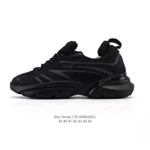 Dior Men's Low-Top Retro Running Shoes - Thick Sole Old Dad Shoes