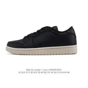 Jordan AJ1 Low Retro Vintage Leather Basketball Shoes
