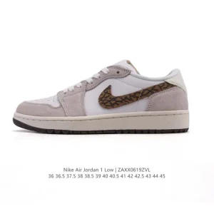 Jordan Air 1 Low Retro Classic Leather Basketball Shoes
