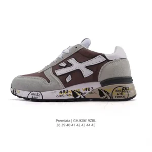 Premiata Steven Leather Low-Top Sneakers for Men and Women