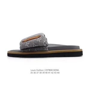 Louis Vuitton Men's Women's Classic Slippers Beach Sandals