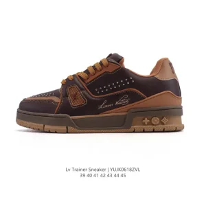 Louis Vuitton Trainer Sneaker Low Thick Sole Men's Shoes